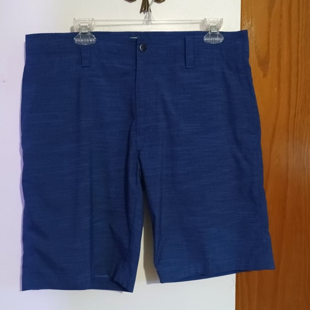 Callaway Mens 9" Flat Front Performance Stretch Golf Shorts Blue – Size 36